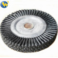 10 Inch Double Row Twisted Wire Wheel Brush for Weld Cleaning